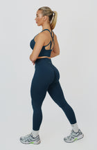 Form Seamless Scrunch Leggings & Sports Bra Set - Deep Turquoise