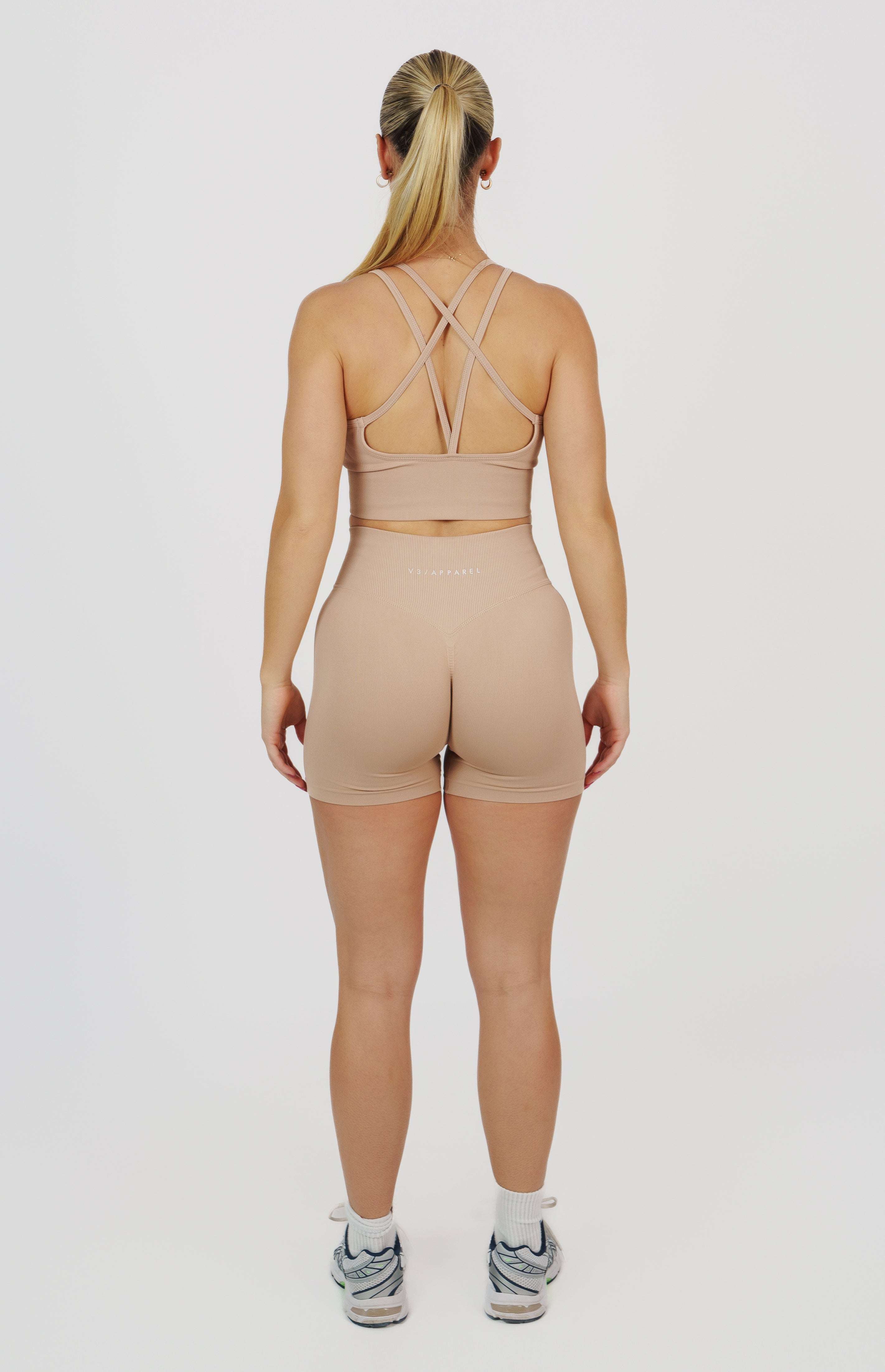 Form Seamless Scrunch Shorts & Sports Bra Set - Dusty Pink