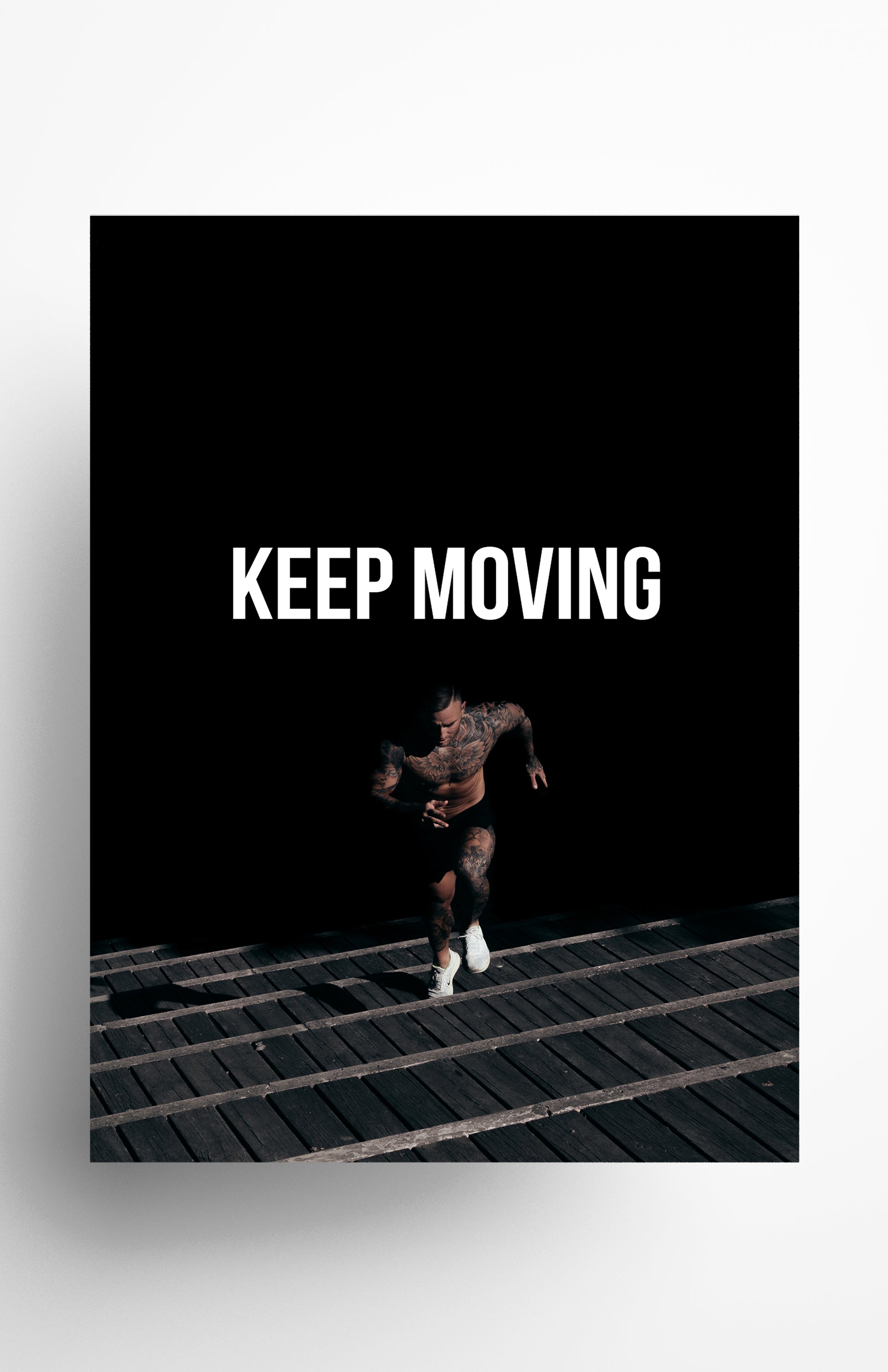 V3 Apparel womens keep moving, Motivational posters, mens inspirational wall artwork and empowering poster quote designs for office, home gym, school, kitchen and living room.