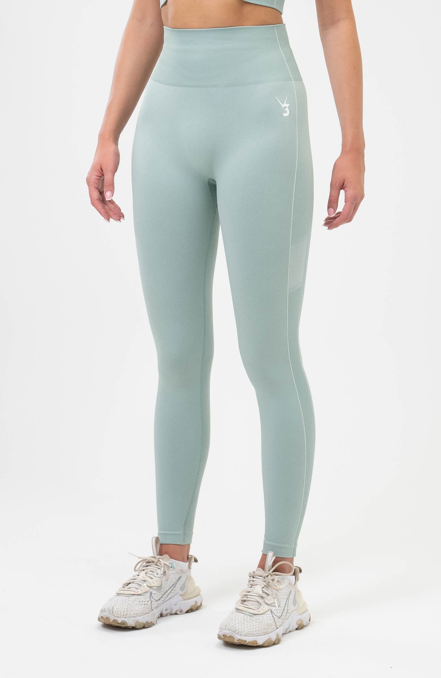 V3 Apparel Womens Seamless Unity Workout Leggings - Mint - Gym, Running,  Yoga Tights