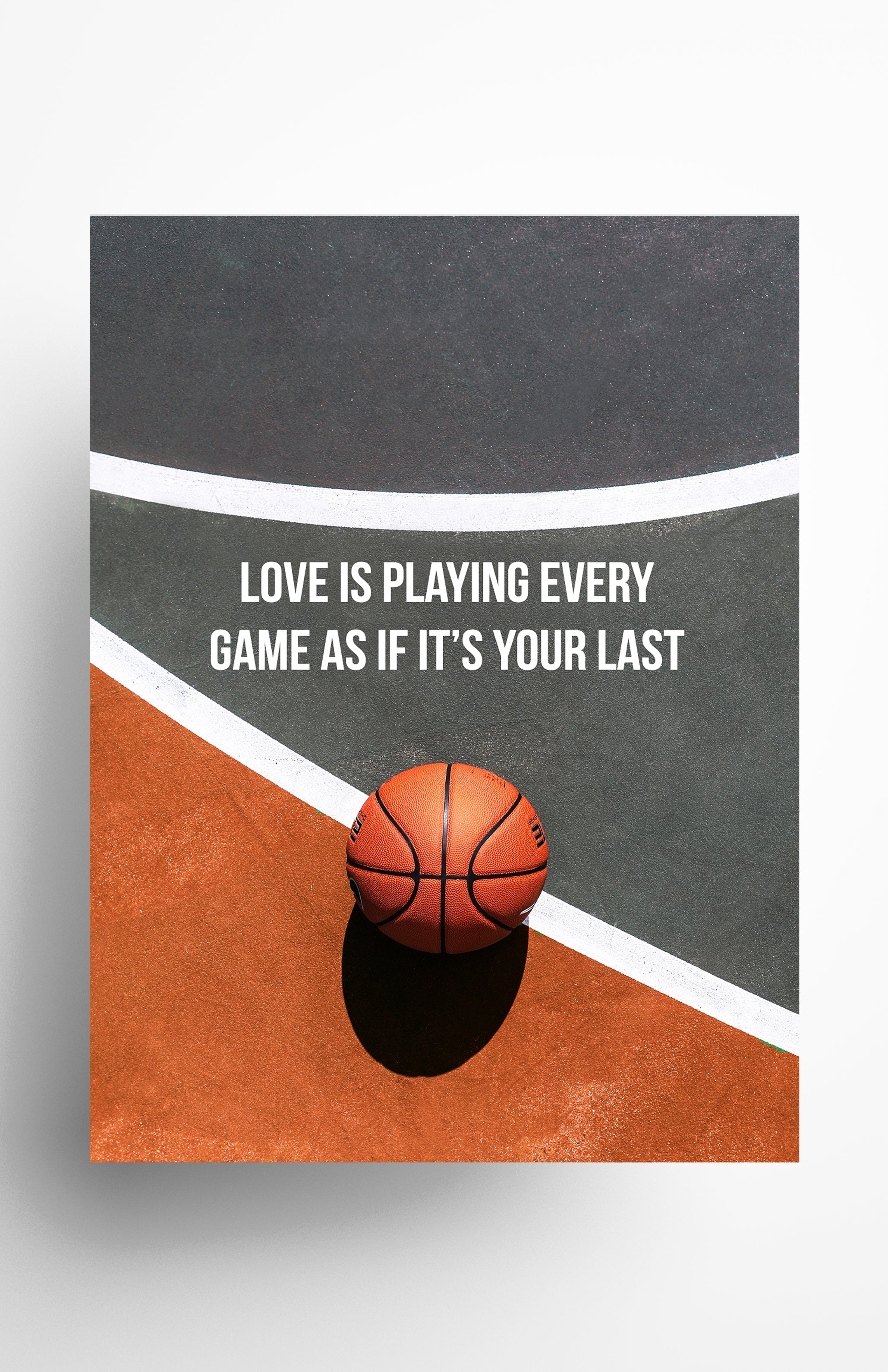 V3 Apparel womens Love Is Playing Every Game As If It's Your Last, Motivational posters, mens inspirational wall artwork and empowering poster quote designs for office, home gym, school, kitchen and living room.