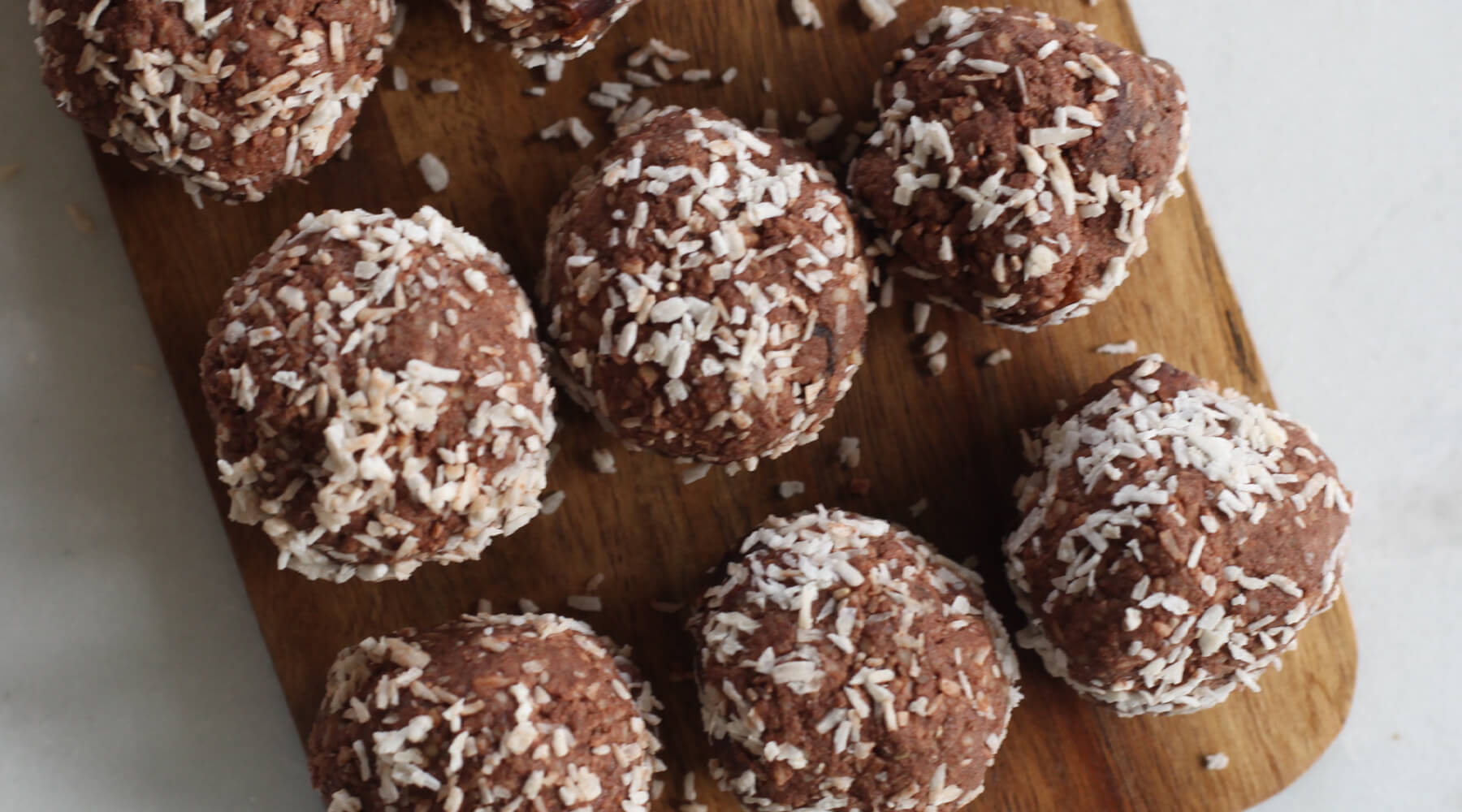 Fuel Your Workout with Delicious Chocolate Protein Balls with Coconut Flakes