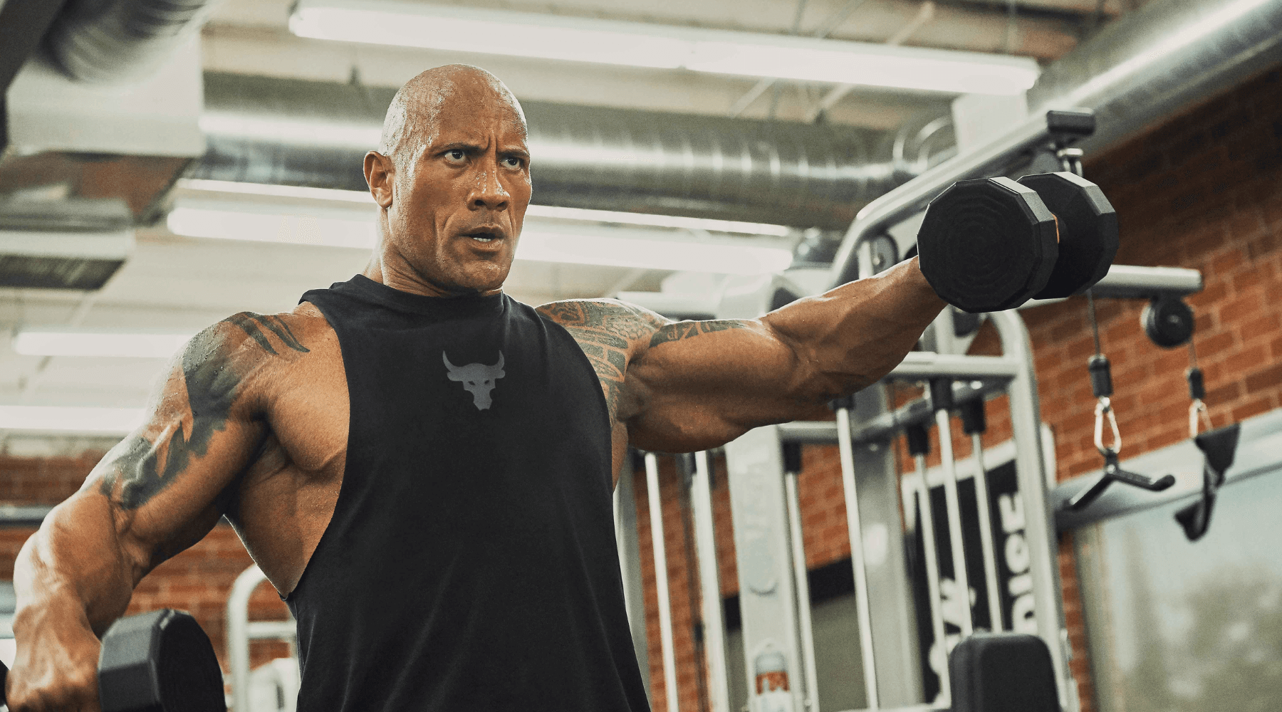 The Rock training hard for The Smashing Machine