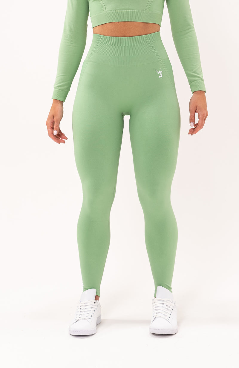V3 Apparel Womens Tempo Seamless Scrunch Workout Leggings - Mint - Gym,  Running, Yoga Tights