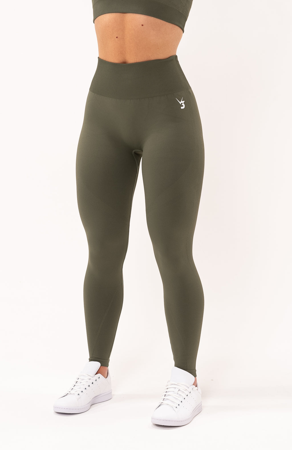 V3 Apparel Womens Limitless Seamless Workout Leggings - Olive Fade - Gym,  Running, Yoga Tights