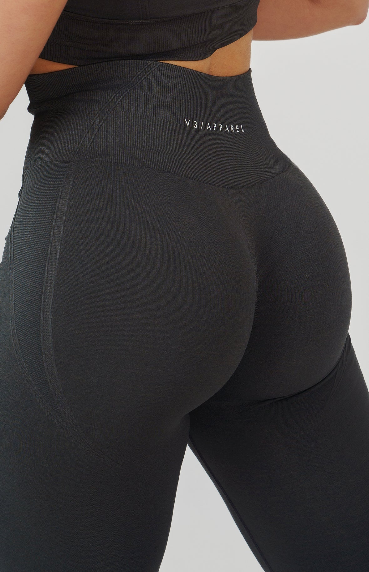 Tempo Seamless Scrunch Leggings - Slate Grey