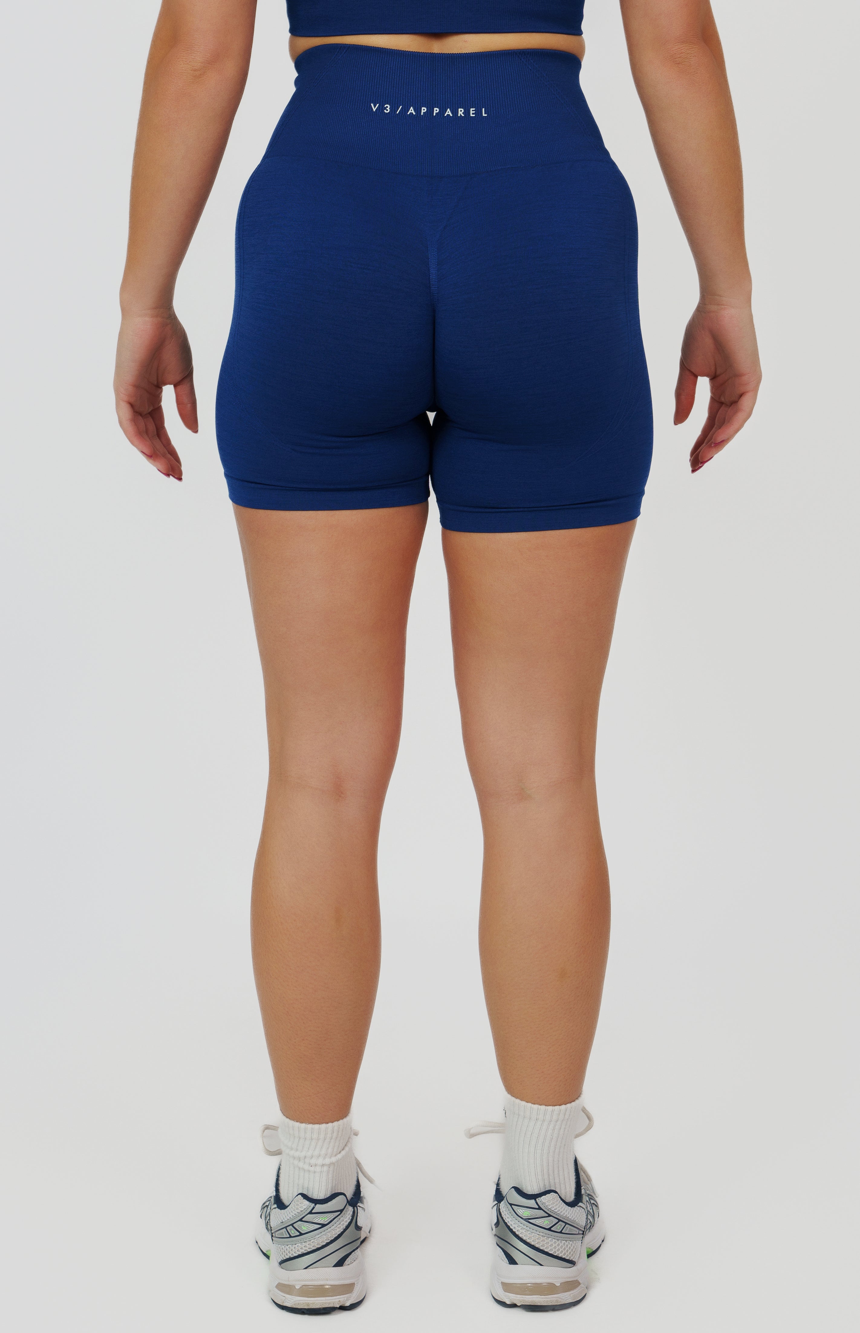 Tempo Seamless Scrunch Shorts - Midnight Blue