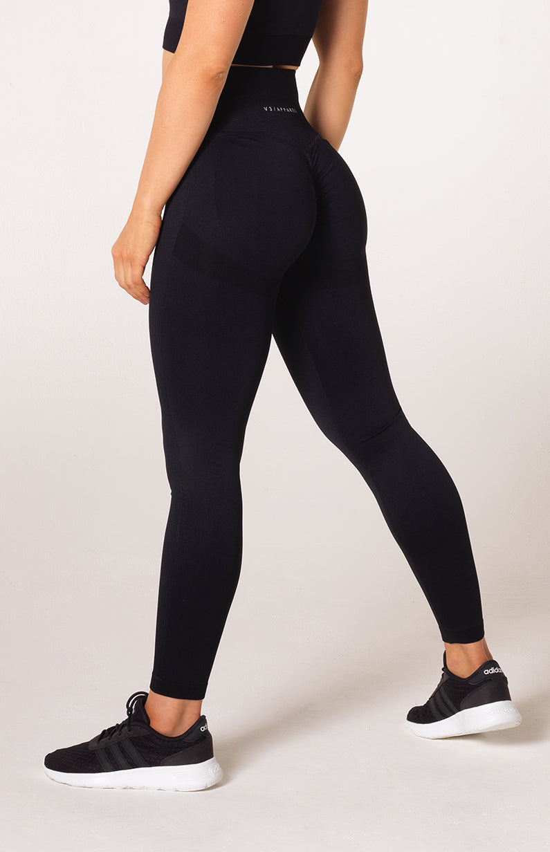 Hera Seamless Leggings - Solid Black – Vêtements Aesthetics Fitt